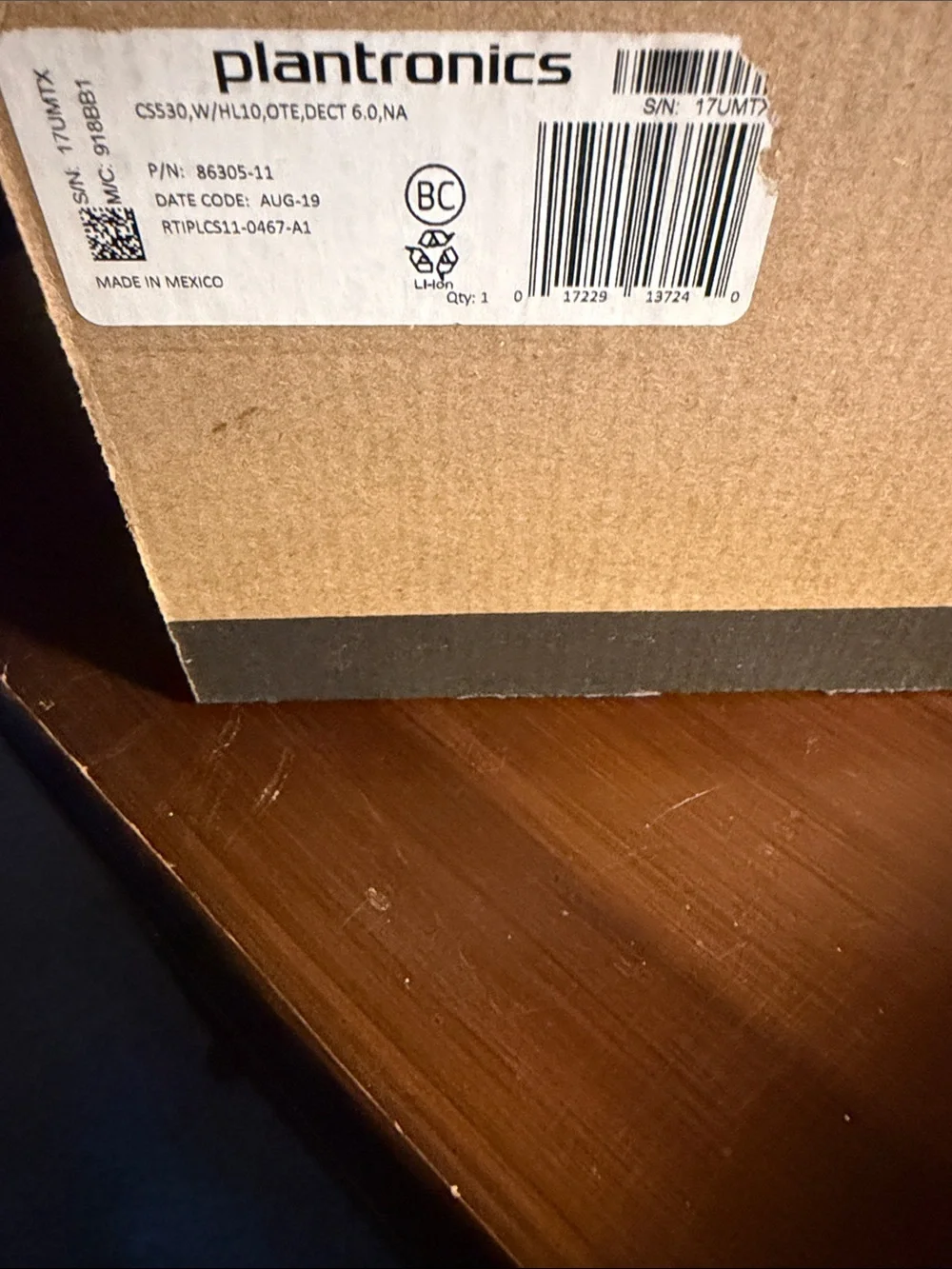 Plantronics cs530 hl10